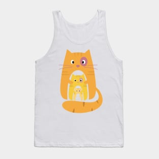 Triple Cats Tank Top